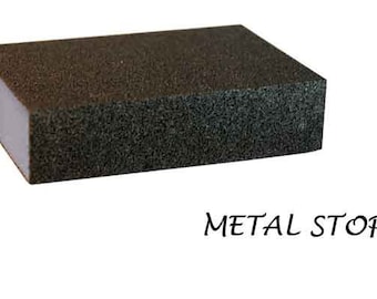 Fine Grit Sanding Sponge, Aluminum Oxide for Metal Finishing