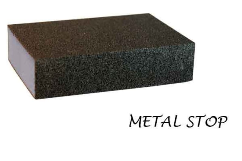 Fine Grit Aluminum Oxide Sanding Sponge for Metal Finishing Etsy