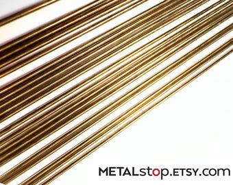 Bronze Rod 1mm round stock approximately 12 inches long 20 pieces vintage