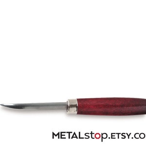 1.5 Inch Steel BURNISHER curved nose- Use for smoothing and shining bezel wire when setting Cabochons and stones. Also works great for PMC