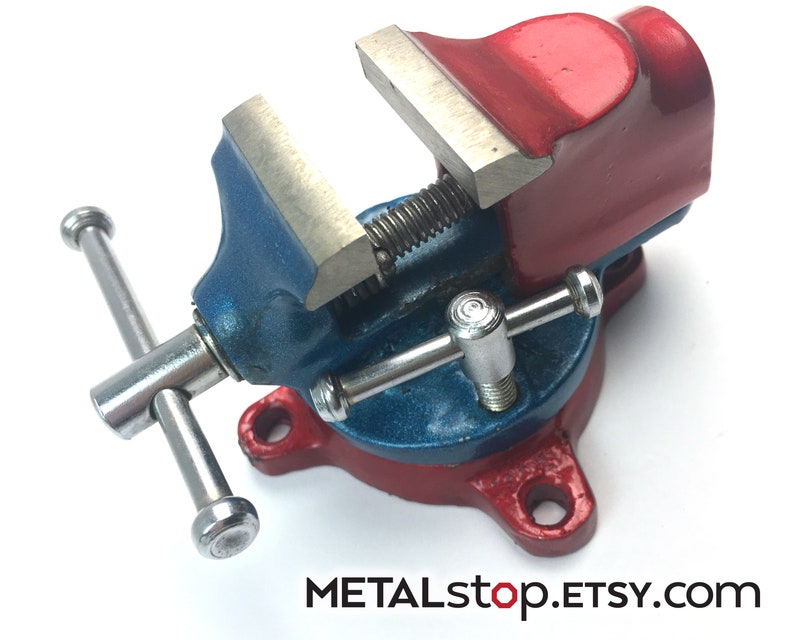 1.25 Inch Small Mounted Jewelers Bench Vise Hardened Steel Jaw Etsy