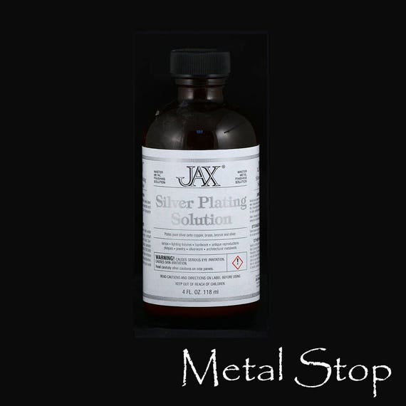 Jax Silver Plating Solution 4oz Bottle. Magical Silver Plating and