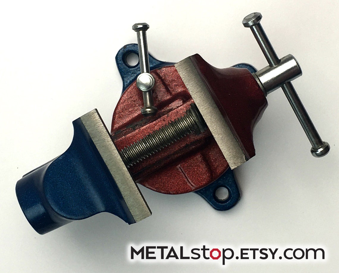 Small Mounted Jewelers Bench Vise 2 Inch Hardened Steel Jaw Etsy