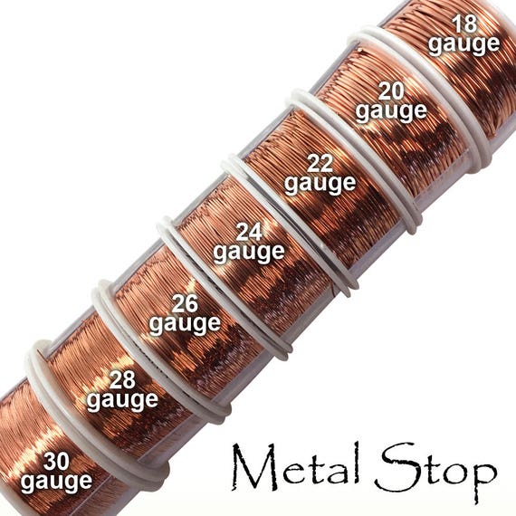 Copper Wire 18 Gauge Spool of Dead Soft Premium Jewelers Grade