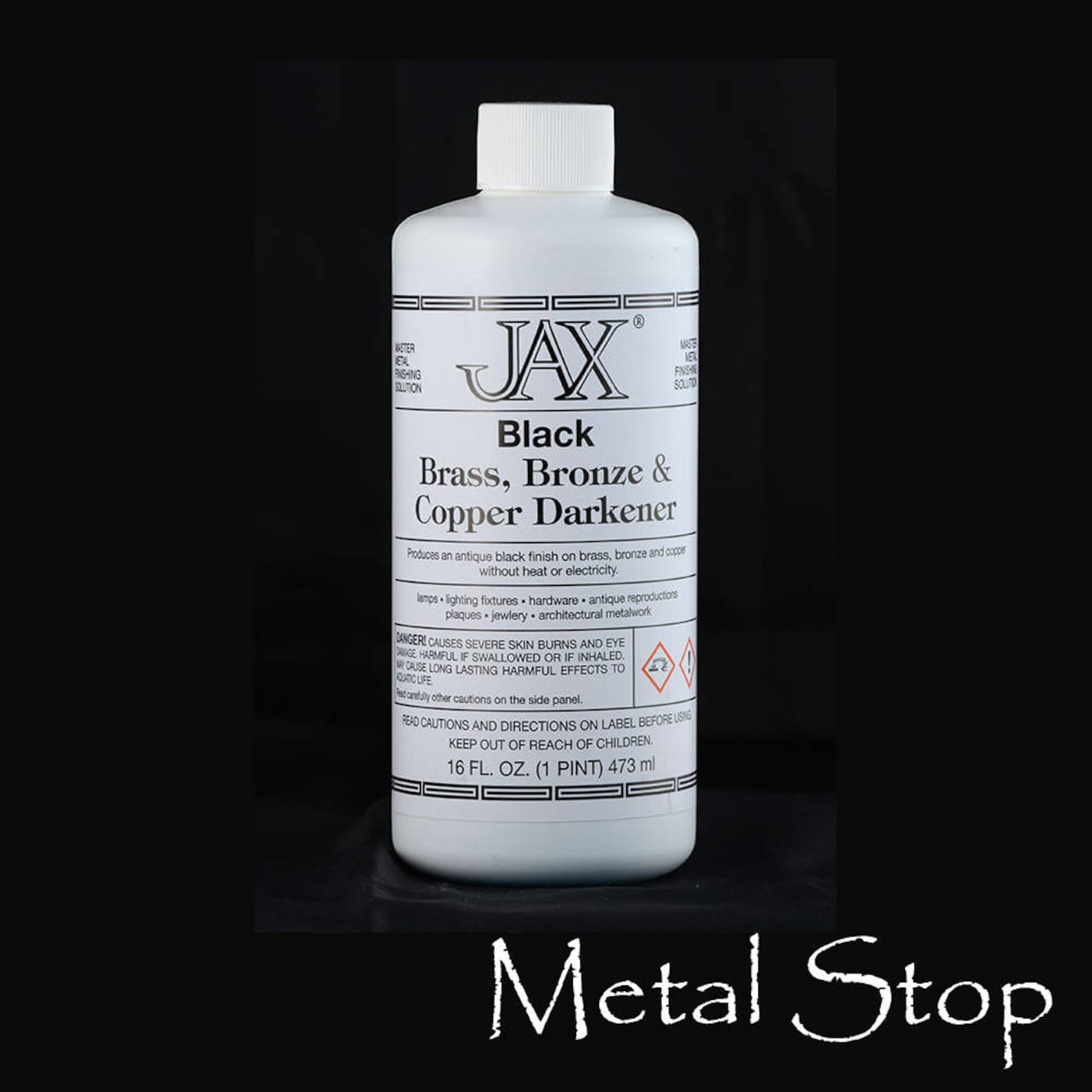 Jax Black Darkener Solution for Brass Bronze and Copper 16 Etsy