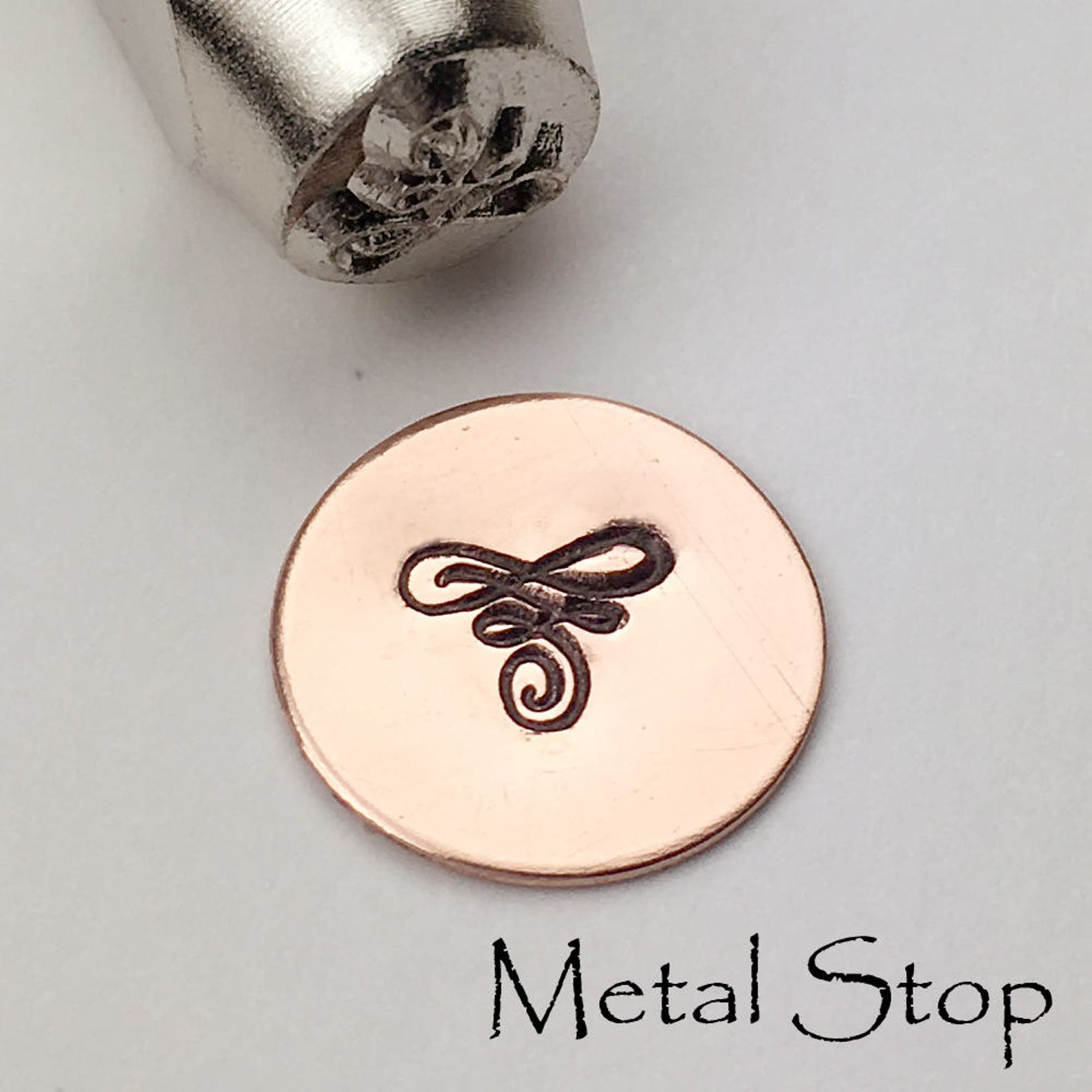 6mm Flourish A Metal Design Stamp Tool by Impressart for Use Etsy