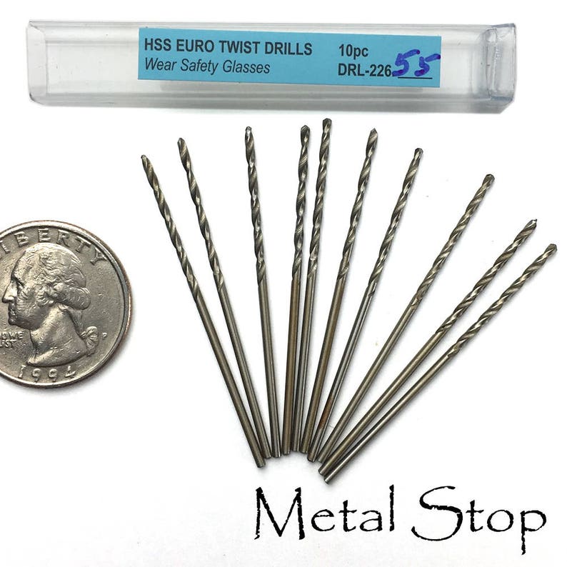 10 Twist Drill bits for jewelry making. Use these steel bits Etsy