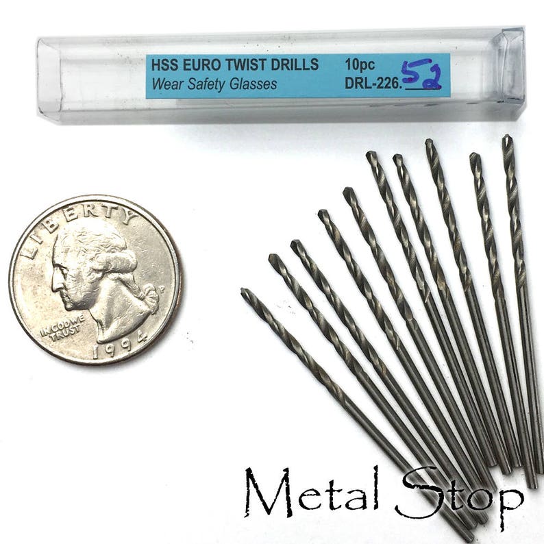 10 Twist Drill bits for jewelry making. Use these steel bits Etsy