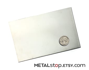 Nickel Sheet Metal 14 gauge, 16 gauge, 18 gauge, 20 gauge, 22 gauge, 24 gauge or 26 gauge thickness