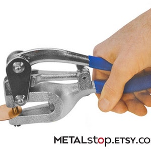 Multi-size Eurotool Power Punch Metal Disc Making Jewelry Making Tool Set of 7 sizes- Industrial - Top Quality - 7 Disc Sizes (3/32 to 9/32)
