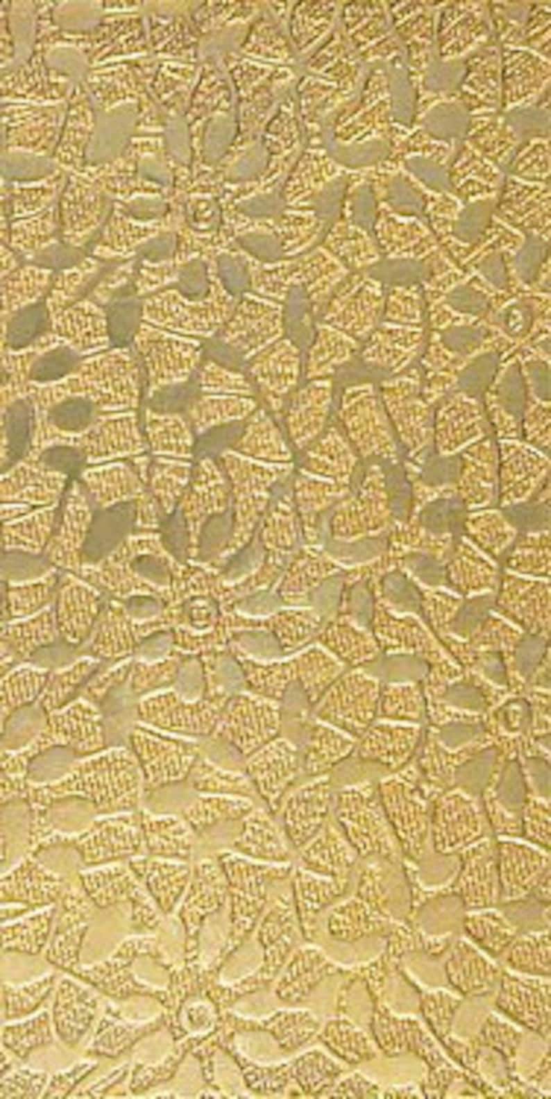 Textured Brass 24 Gauge Sheet Metal 2.5 X 3 Etsy