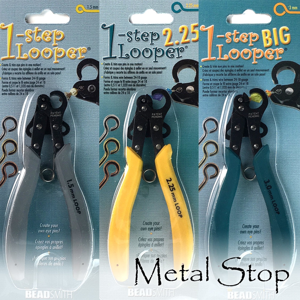 The Beadsmith 1-Step Looper Pliers, Makes 1.5mm Loops With 26-18