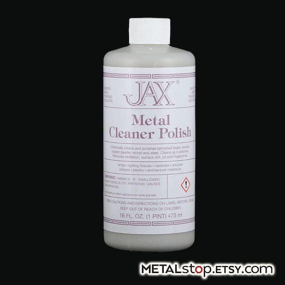 Jax Metal Cleaner Polish for Brass, Bronze, Copper, Pewter, Nickel