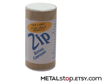 ZIP Buffing Compound by Eurotool will not scratch soft stones ideal for silver and gold final high luster finish