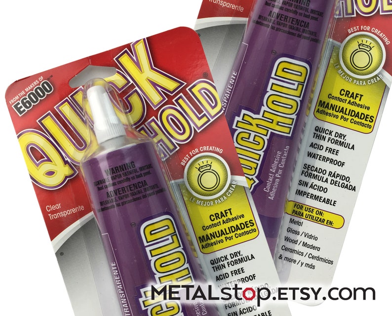 NEW E6000 QUICK HOLD Clear Contact Adhesive Quick Dry Thin Etsy