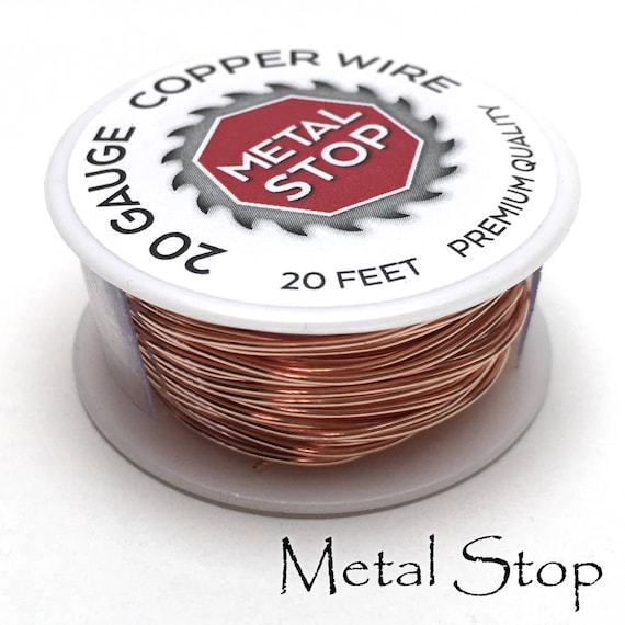 Copper Wire 20 Gauge Spool of Dead Soft Premium Jewelers Grade Pure Copper  Wire 20 Foot Length Soft Copper Wire 