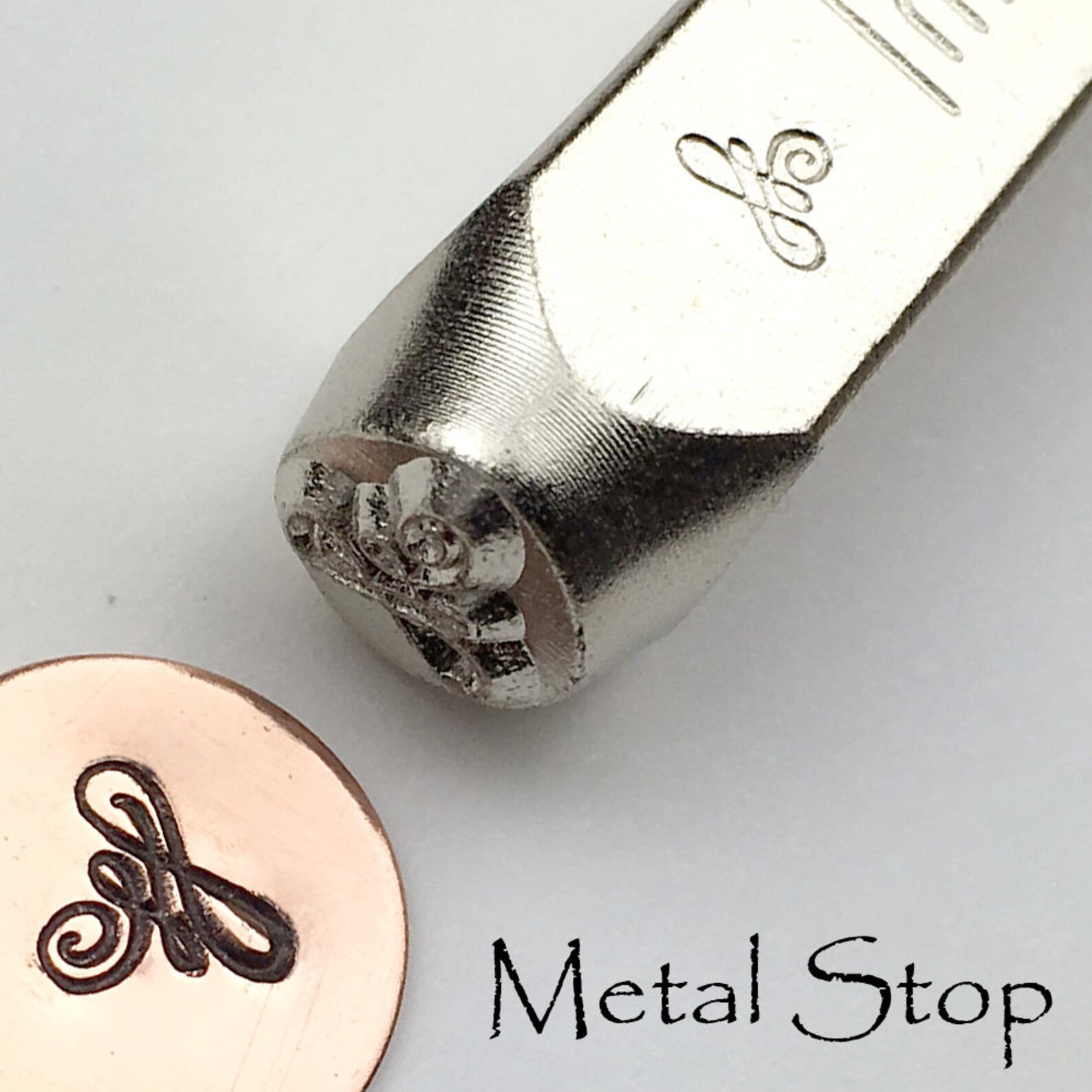 6mm Flourish A Metal Design Stamp Tool by Impressart for Use Etsy