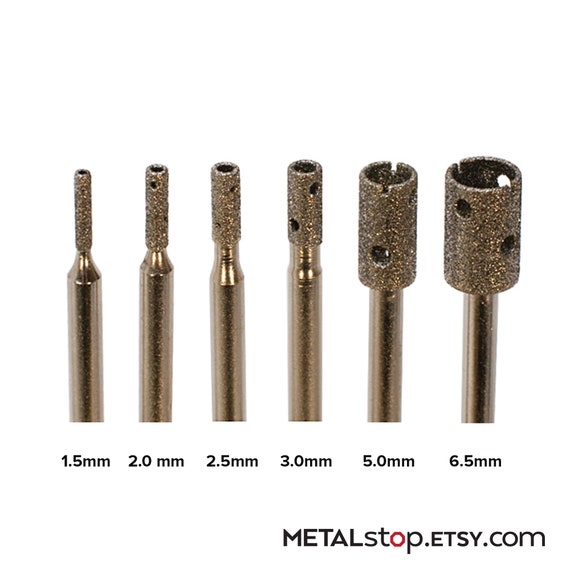 Hollow Core Drill Set of 6 Diamond Electroplated for Ceramic