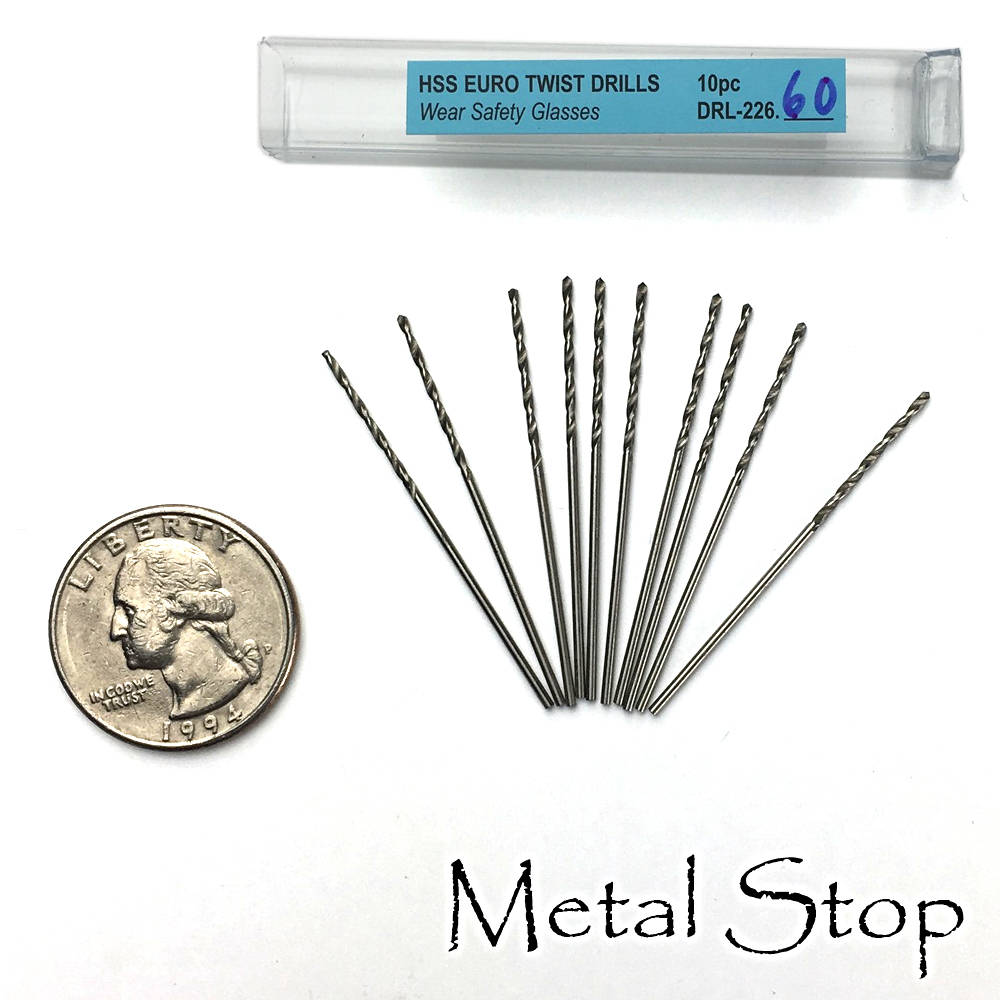 10 Twist Drill Bits for Jewelry Making. Use These Steel Bits With Your Flex  Shaft or Rotary Drill. Size 50, 51, 52, 54, 55, 56, 60 & 65 - Etsy