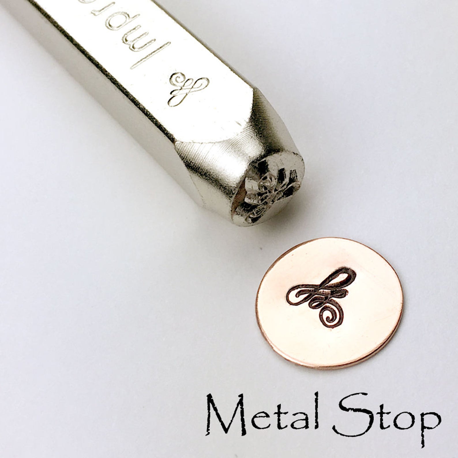 6mm Flourish A Metal Design Stamp Tool by Impressart for Use Etsy