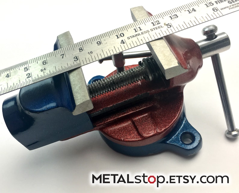 Small Mounted Jewelers Bench Vise 2 Inch Hardened Steel Jaw Featuring a ...