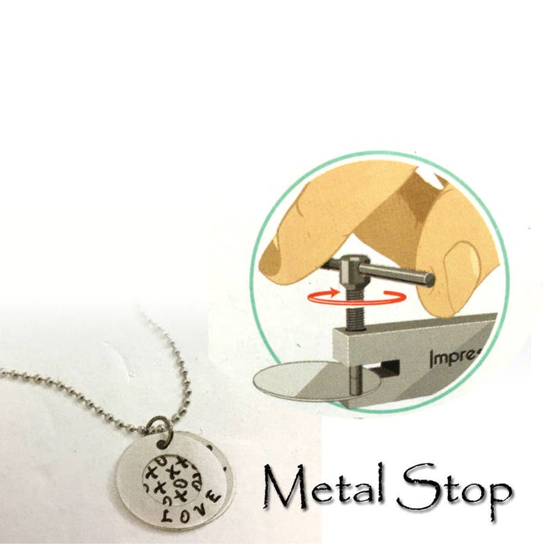 Metal Hole Punch Tool by Impressart With 2 Hole Size Options Etsy