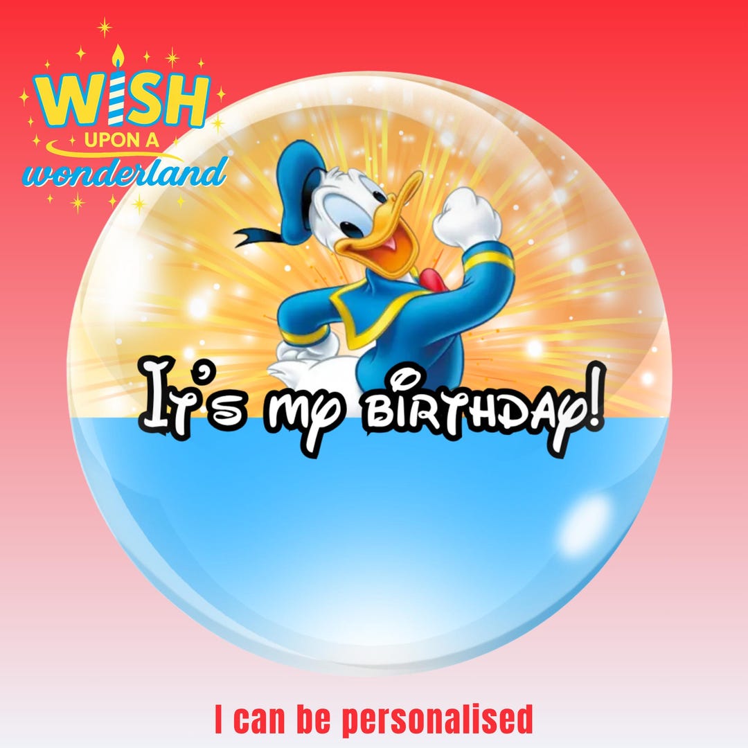 Donald Duck - Ducktales - It's My Birthday - Disney Inspired ...