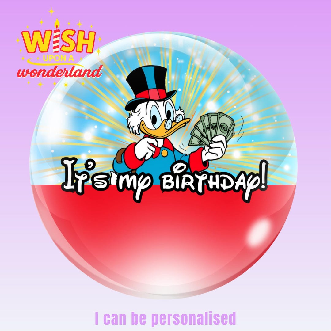 Uncle Scrooge Mcduck - Ducktales - It's My Birthday - Disney Inspired ...