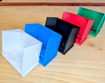 3D-geprinte kaarthouder – biedt plaats aan 100 kaarten met sleeve