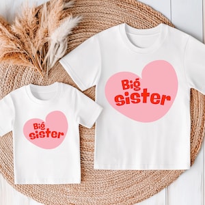 Big Sister Shirt, Big Sister Toddler Shirt, Big Sister Gift, Pregnancy Announcement, Baby Onesie, Pregnancy Reveal Tee, Big Sister Youth Tee
