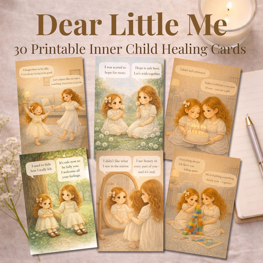 Inner Child Healing Cards - Shadow Work - Trauma-informed Reparenting ...