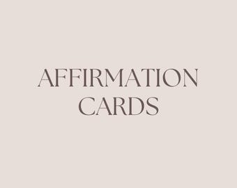 Printable Affirmation Cards