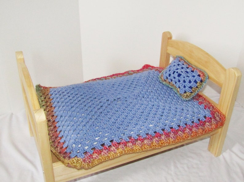 Afghan Blanket Quilt Bedding and Pillow for 18 Inch American Etsy