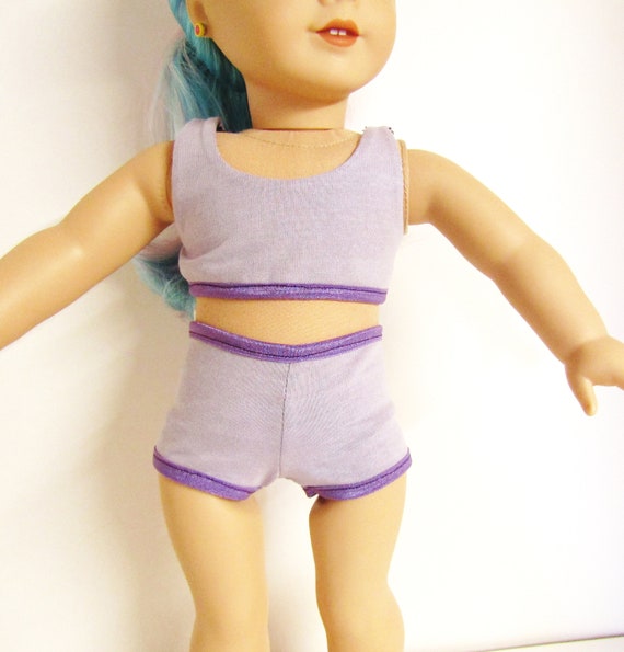 Boy Cut Panties and Sports Bra Made to Fit American Girl Doll Etsy