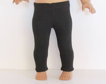 Black Leggings Made to fit Dolls Like  American Girl -  Doll Clothes 18"