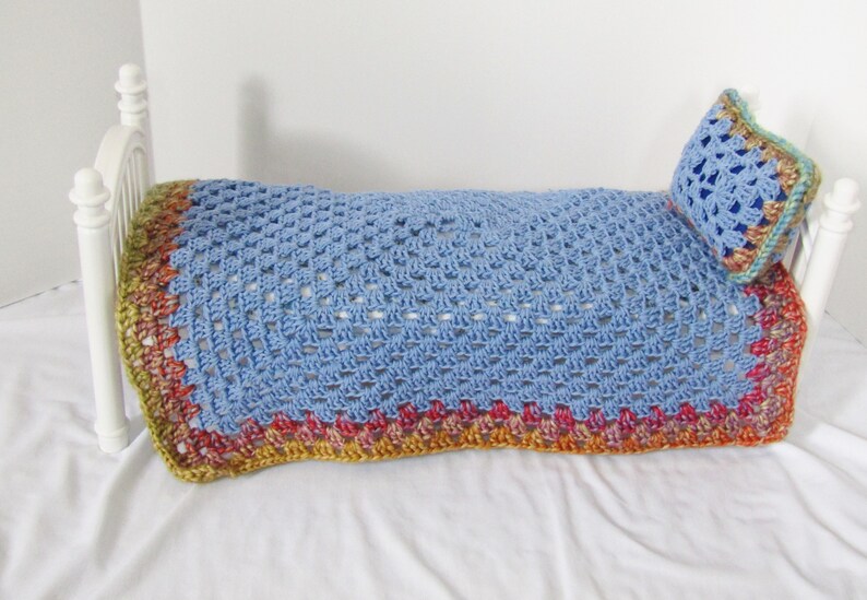 Afghan Blanket Quilt Bedding and Pillow for 18 Inch American Etsy