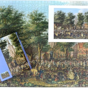 The Grote Markt at The Hague Jigsaw Puzzle - National Gallery 1000 Piece