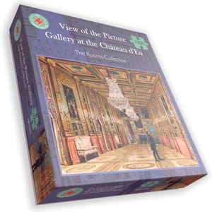 The Chateau D’eu Picture Gallery 1000-Piece Jigsaw Puzzle Intricate and Elegant Artwork by Alexandre-Dominique Denuelle Historical Art