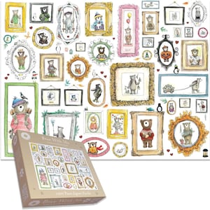 Bear With Me 1000-Piece Jigsaw Puzzle – Adorable Bear-Themed Puzzle by Catherine Redgate – Cute & Colourful Animal Art