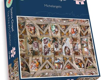 Sistine Chapel Jigsaw Puzzle: Michelangelo Masterpiece, 1000 Piece