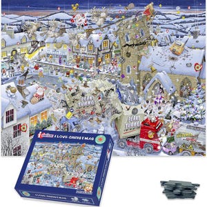 Mike Jupp's I Love Christmas Jigsaw Puzzle: 1000 Piece Festive Fun