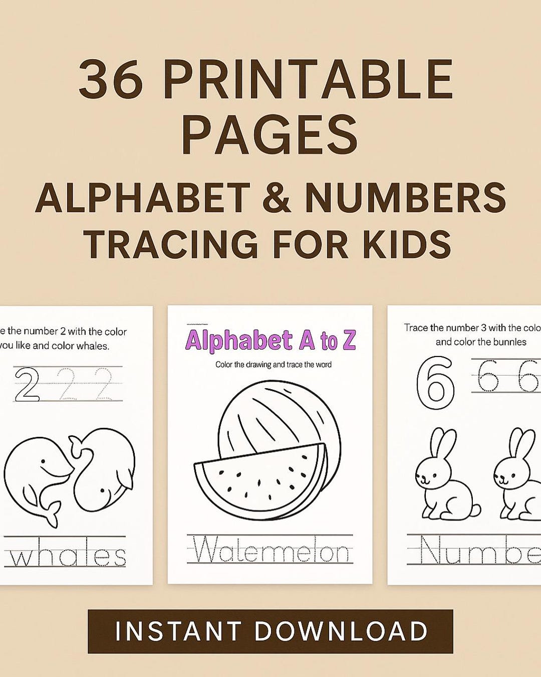 Toddler Basic Learning Sheets.pdf Printable Toddler Worksheets | Kindergarten Learning Bundle | Busy Book ...