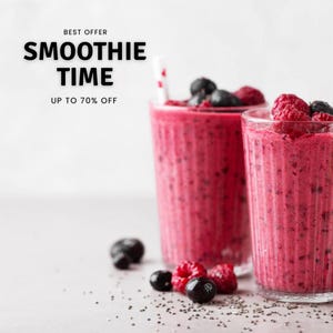 Recettes de smoothies | Bol à smoothie | Smoothie aux fruits | Recette de smoothie | Recettes de perte de poids | Alimentation équilibrée | 12 recettes saines par semaine