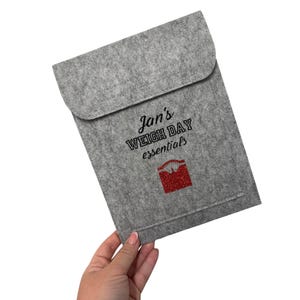 Personalised weight loss felt pouch - Slimming World