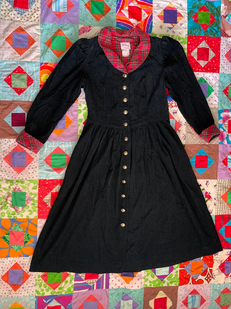 Lanz corduroy dress coat with skirt