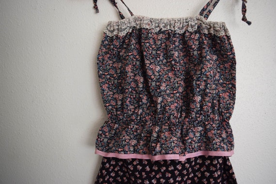 Oops California Skirt and Top Calico Set