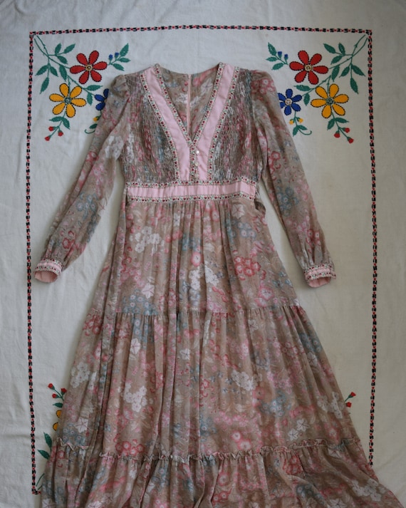 Vintage Candi Jones Maxi Dress