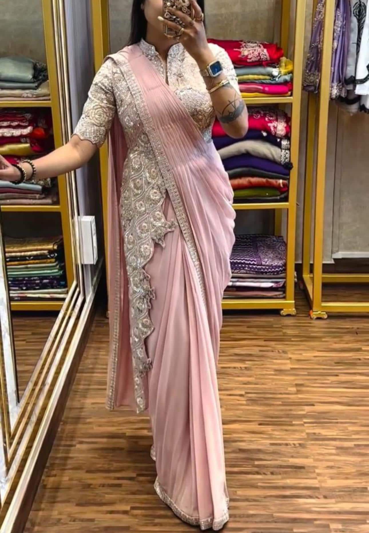Saree Blouse Sadi Wala Sweater Buy Indian Saree Jacket Online In