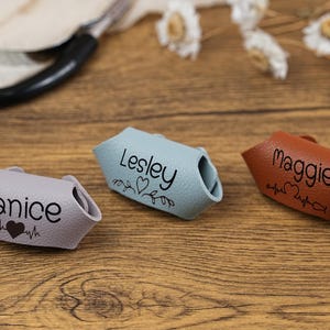 Benutzerdefinierte Stethoskop Charme, gravierte Stethoskop ID Tag, personalisierte Leder Stethoskop Namensschild, Geschenke für Doktor, Krankenschwester Zubehör Geschenke