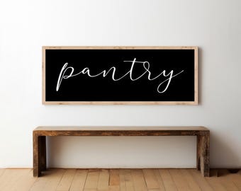 Vorratsdose | Holzschild | Schild für Küche | Landhaus Küche | Pantry Bauernhaus Zeichen | Küche Dekor | Kunst für Küche | Türschild